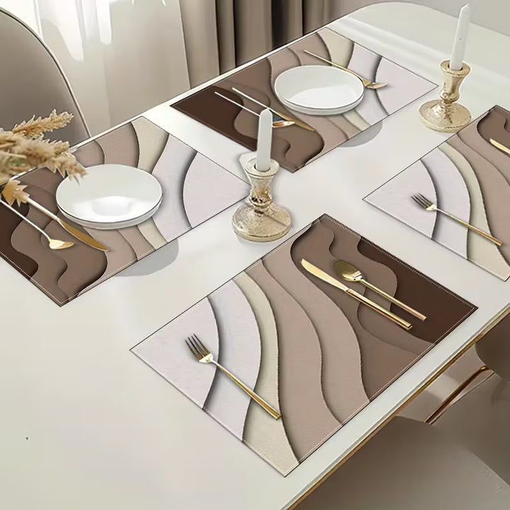 Floral Plant-Themed Table Mat