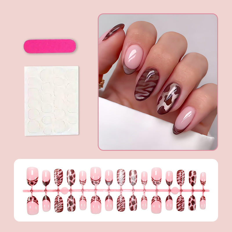 Artificial nail set with modern animal and pattern designs Kalsten