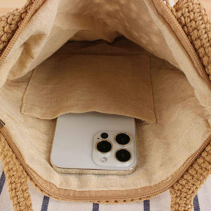 Macramé Beach Bag with Handwoven Design Kalsten