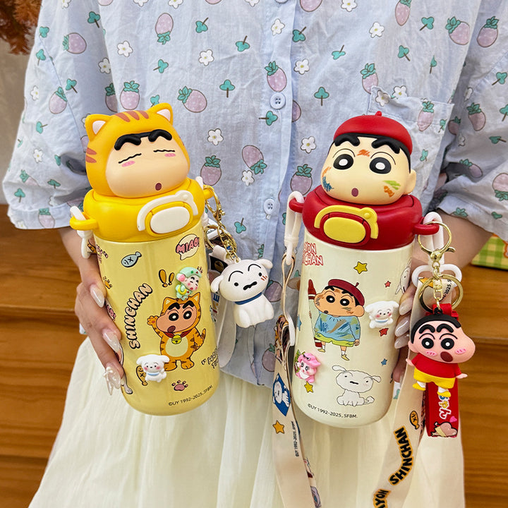Women’s water bottle with interactive animal lid Kalsten
