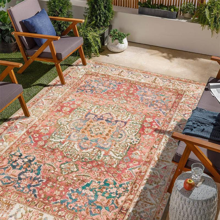 Geometric Patterned Outdoor Rug