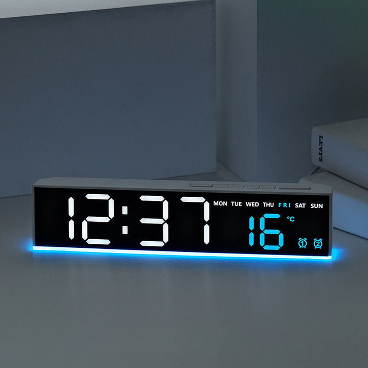 Digital LED weather clock with large display Kalsten