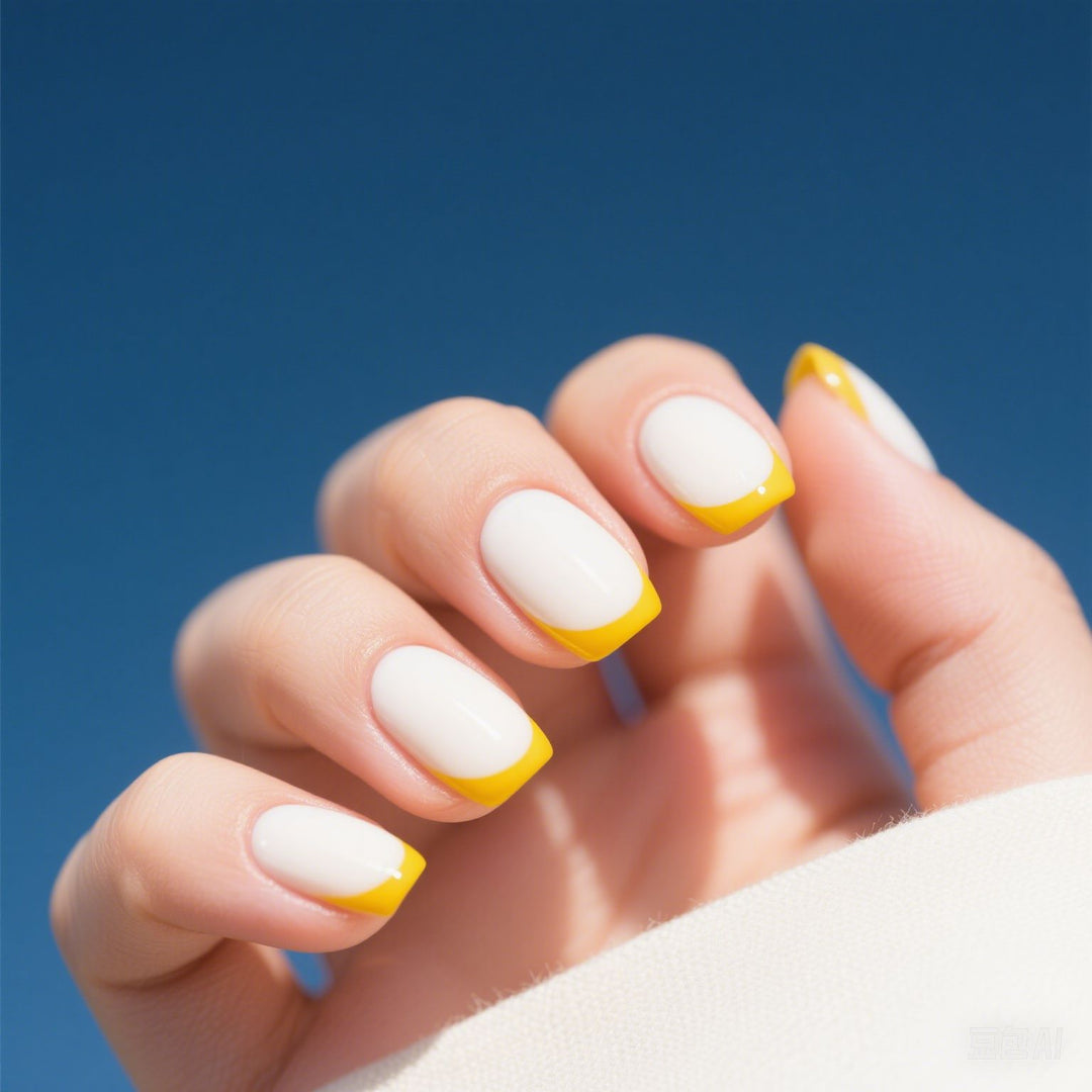 Creative French Tip Nail Enhancements Kalsten