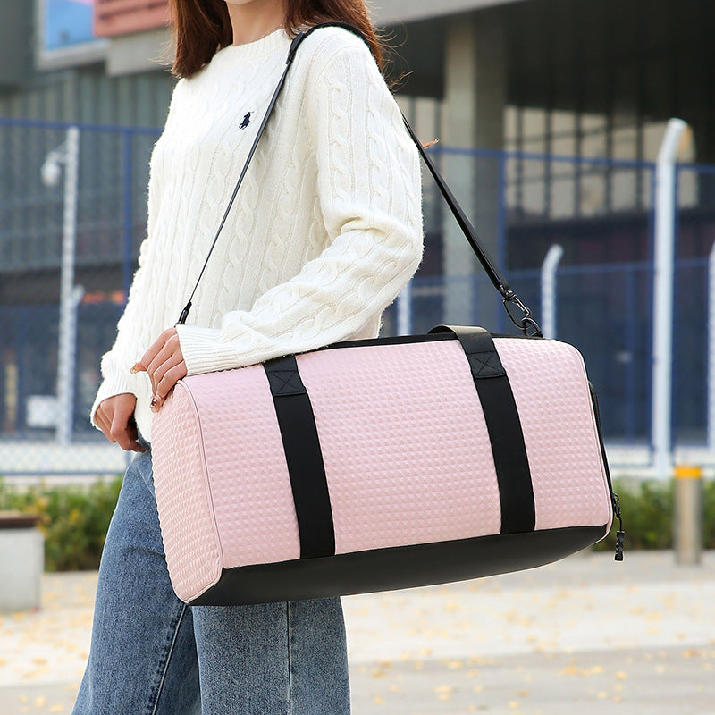 Ergonomic Textured Sports Duffle Bag Kalsten