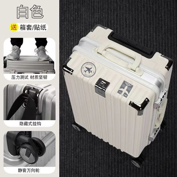 Hard-shell travel suitcase with spacious interior and high-quality rolling system Kalsten