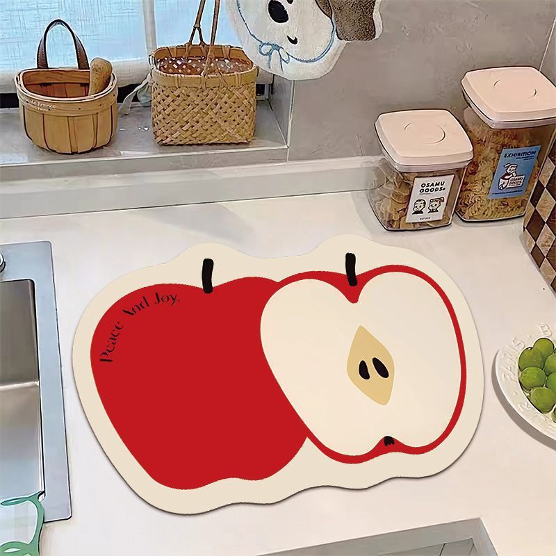 Playful Banana-Themed Kitchen Mat