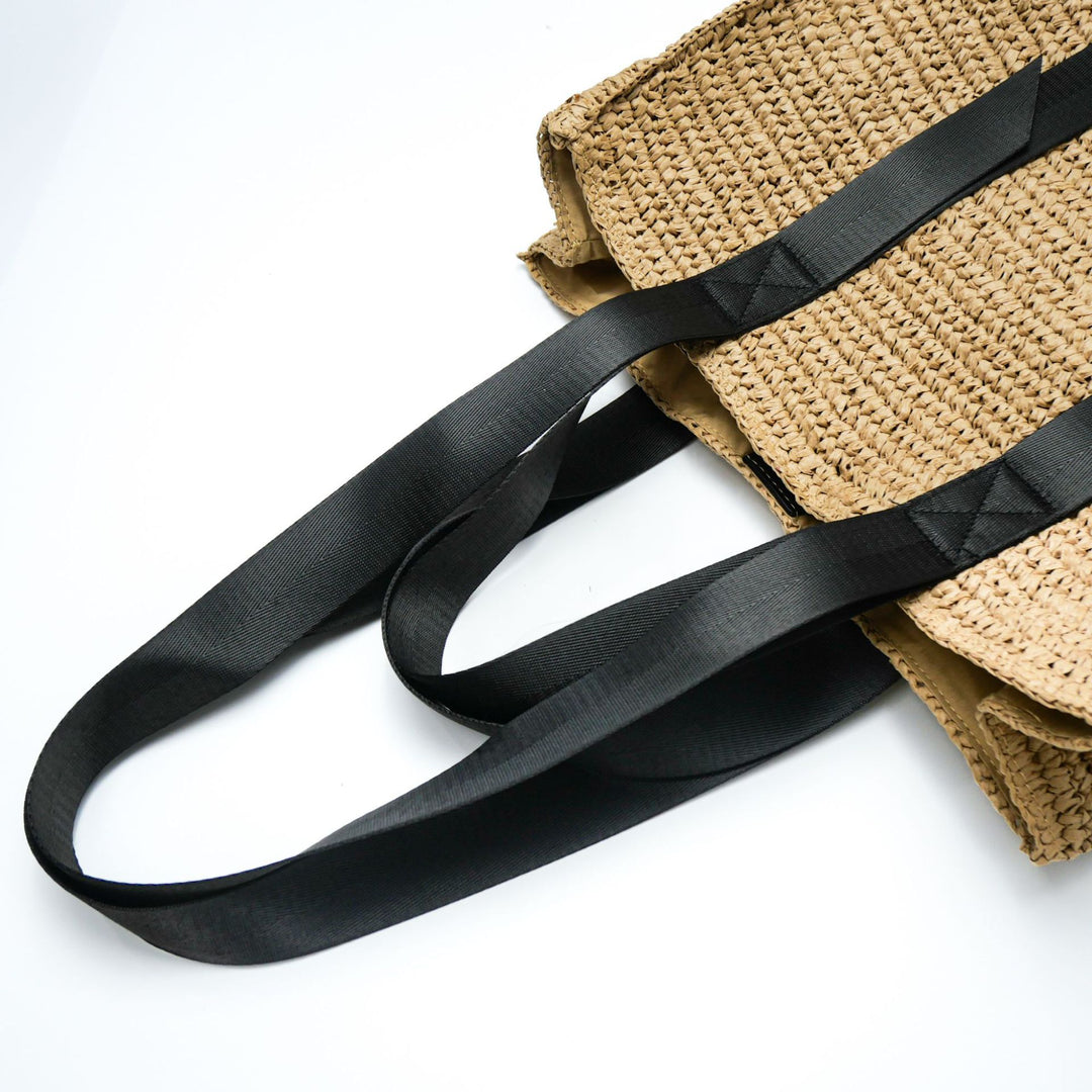 Spacious woven tote bag with wide handles Kalsten
