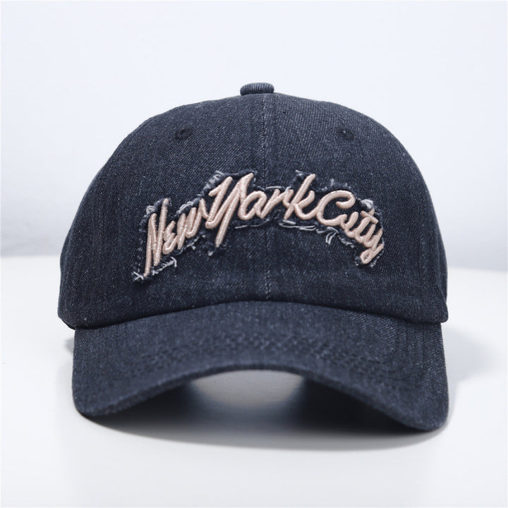 Women's Distressed Denim Baseball Cap Kalsten 1784083711