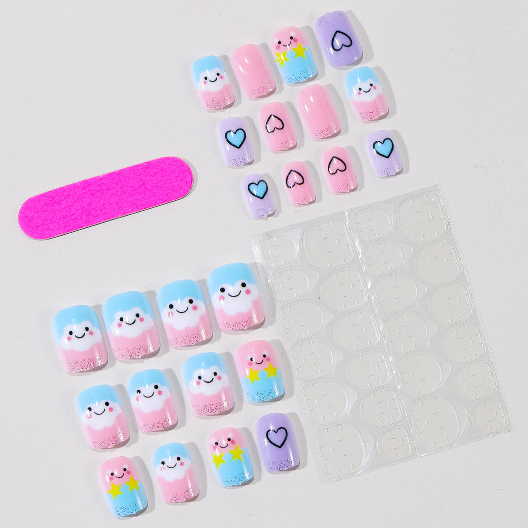 Playful Cloud-Themed Nail Art Kit Kalsten