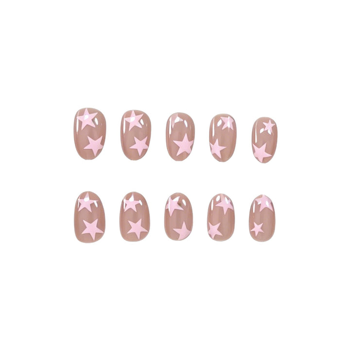 Artistic Star Pattern Nail Art Kalsten