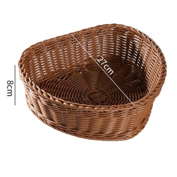 Heart-Shaped Woven Storage Basket Kalsten