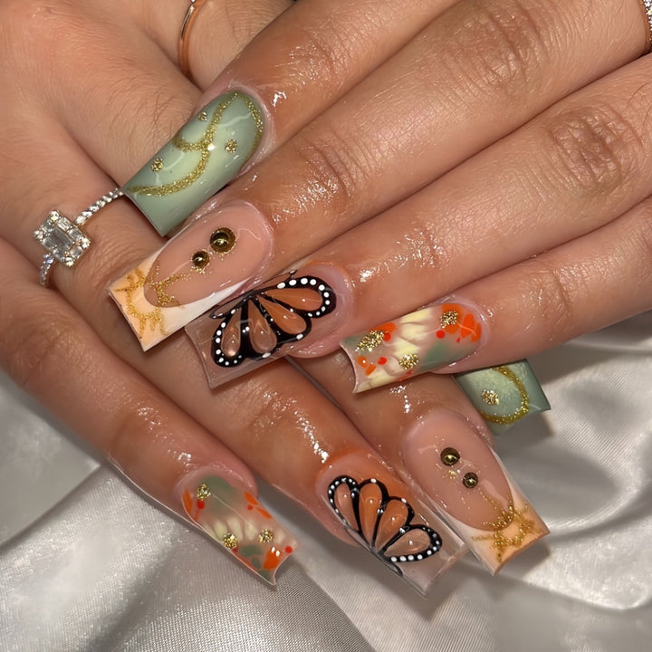 Artistic Acrylic Nail Design Kalsten