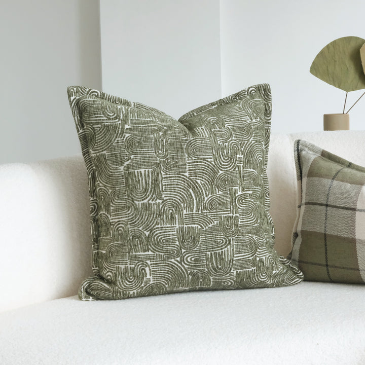 Cozy Plaid Throw Pillow for Home Decor