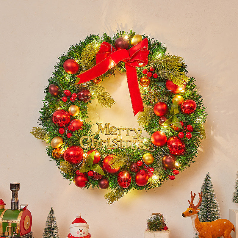Festive Christmas wreath with lights Kalsten