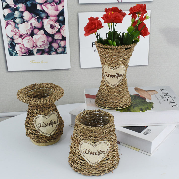Handcrafted Natural Woven Storage Basket Kalsten