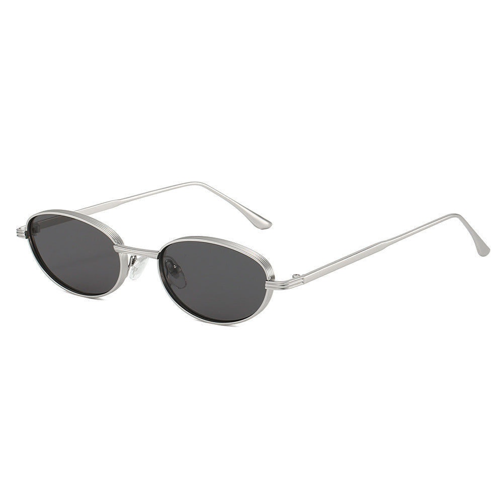 Fashion-Forward Oval Frame Sunglasses Kalsten