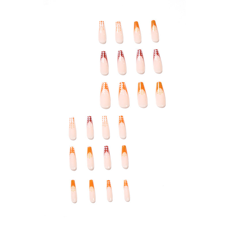 Artful Nail Extensions with Innovative Dot Design Kalsten