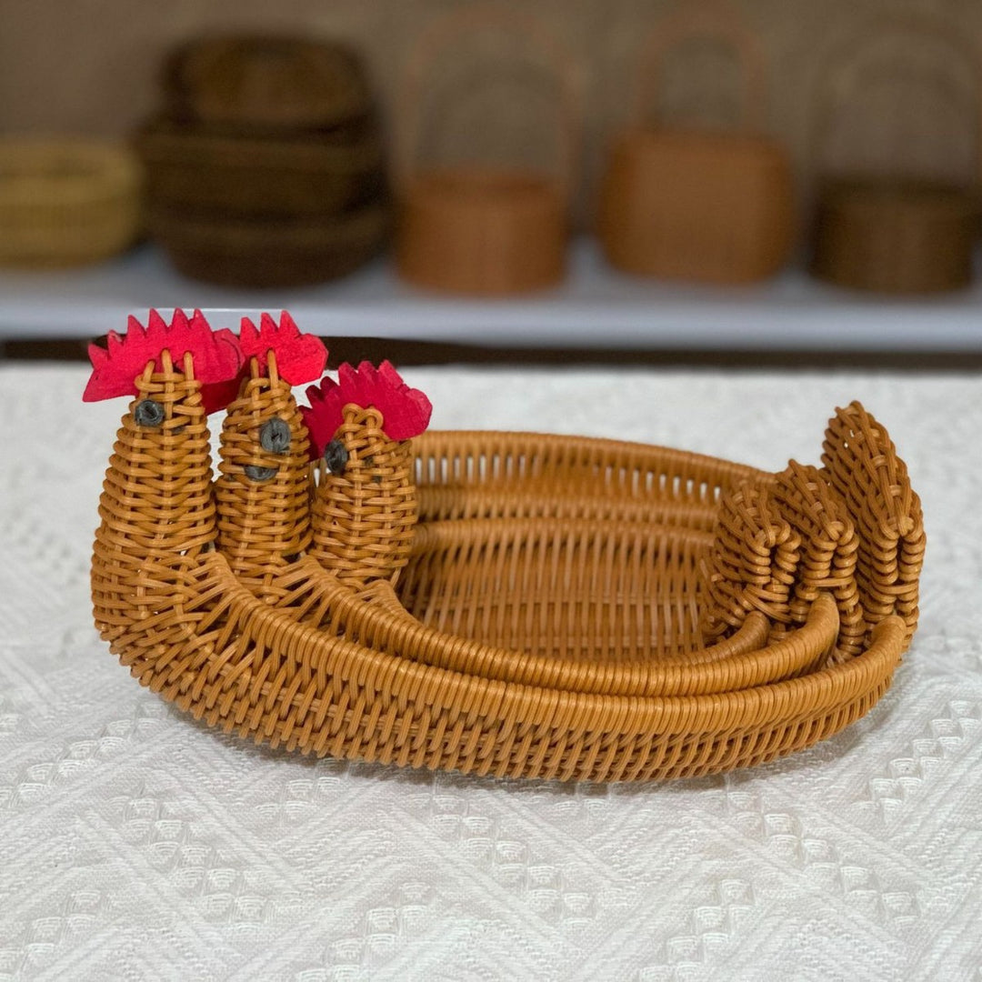 Decorative Woven Duck-Shaped Basket Kalsten