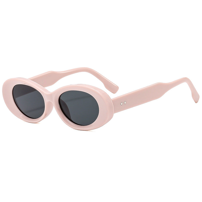Avant-Garde Oval Frame Sunglasses  1787664496
