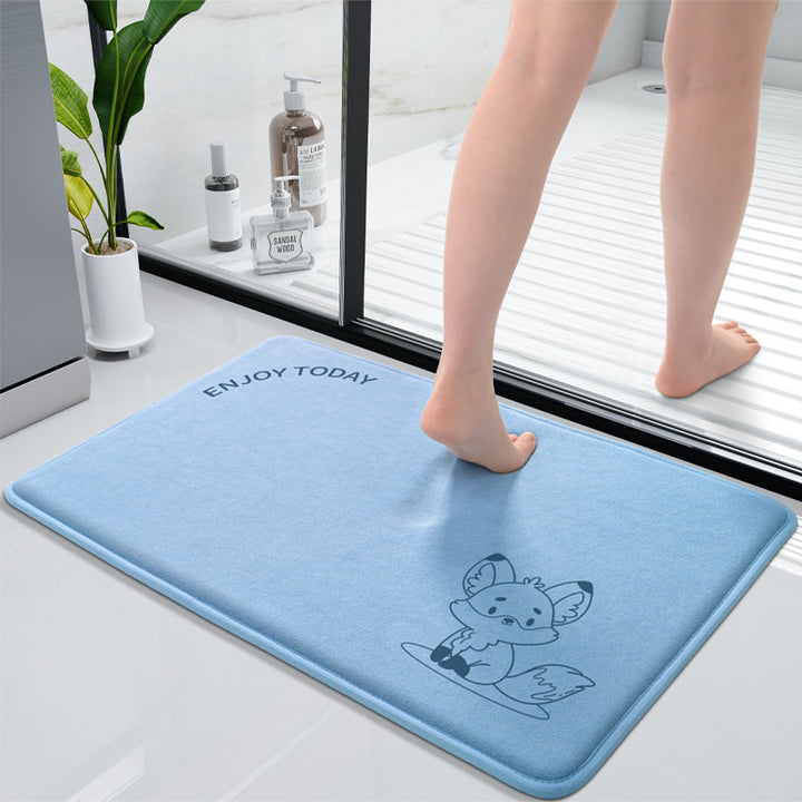Cute Animal Design Bath Mat Kalsten