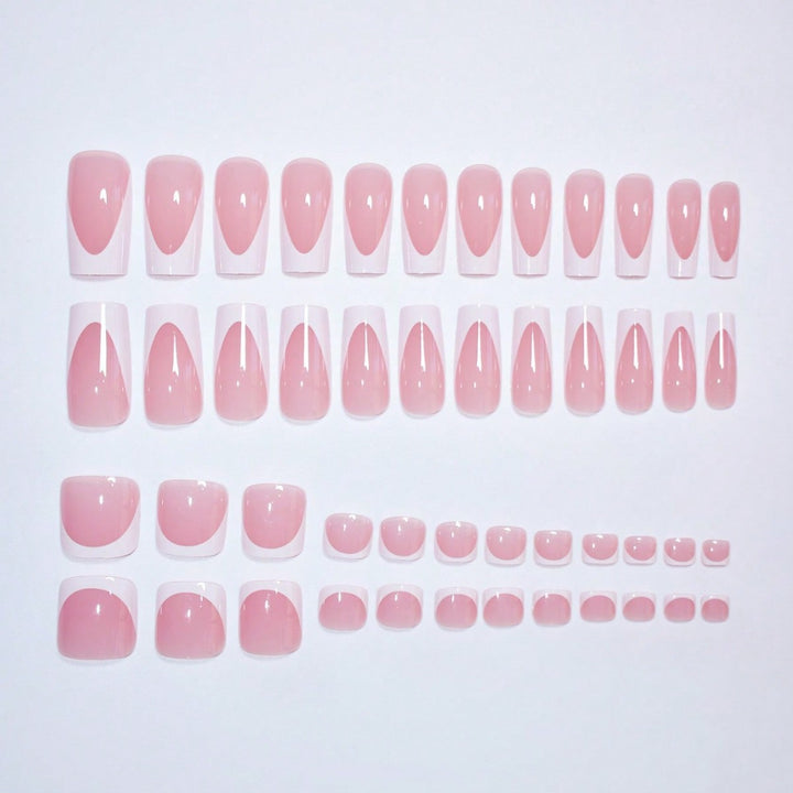Premium French Tip Press-On Nail Set Kalsten
