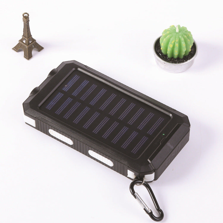 Solar Power Bank with Integrated LED Flashlight and Sturdy Design Kalsten