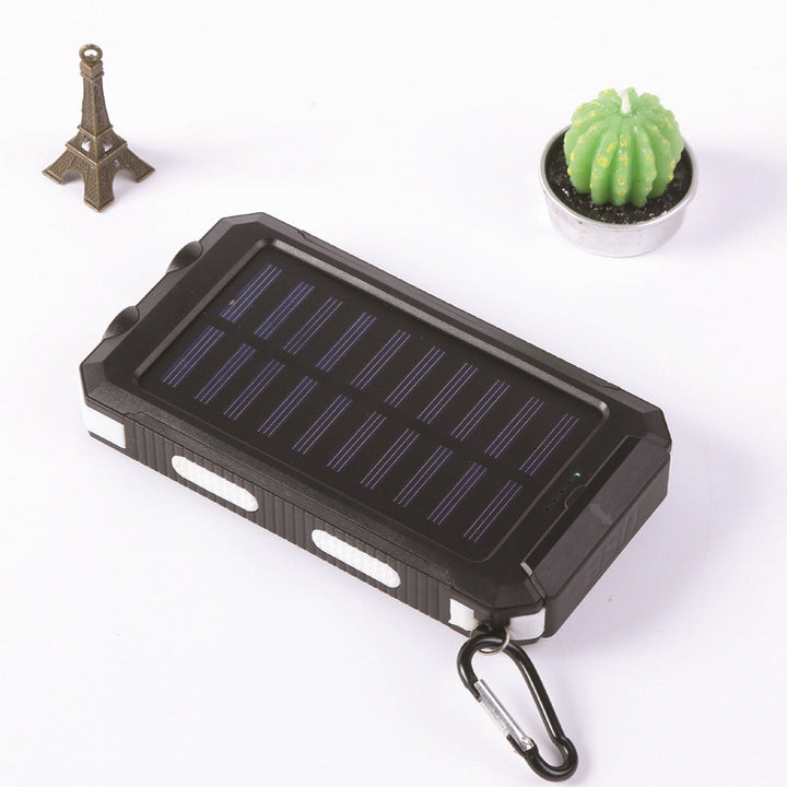 Solar Power Bank with Integrated LED Flashlight and Sturdy Design Kalsten