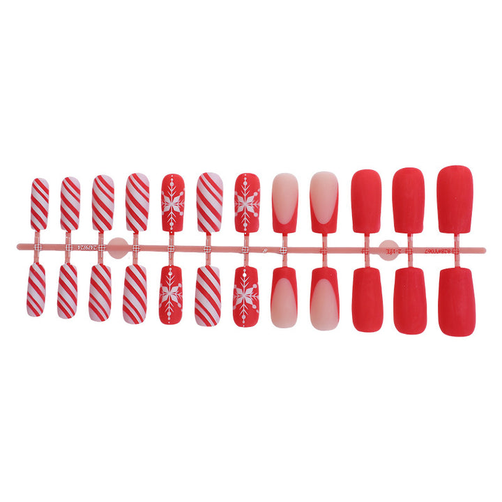 Festive Holiday Press-On Nail Set Kalsten 1788495649