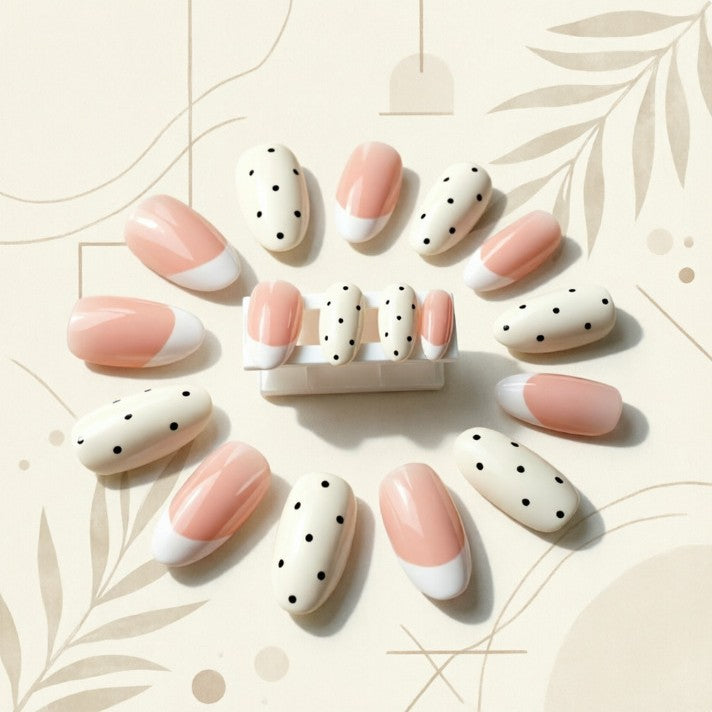 Artificial nails with Polka Dots Kalsten