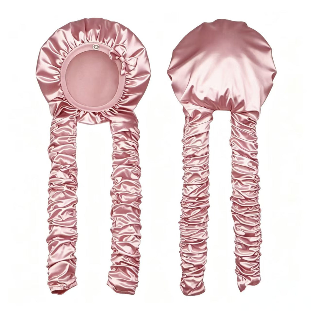 Heat-Resistant Satin Hair Care Bonnet