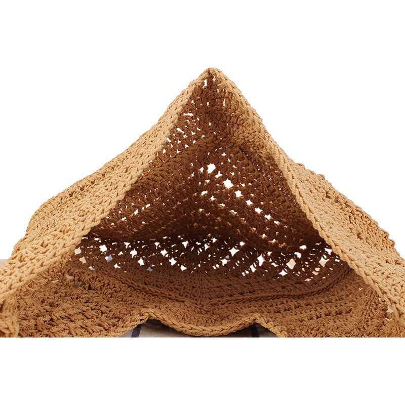 Handbag Made of Braided Natural Material with Inner Pocket Kalsten