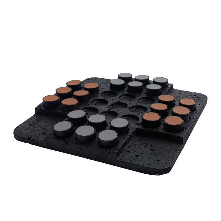 Artistic Decorative Checkerboard Game
