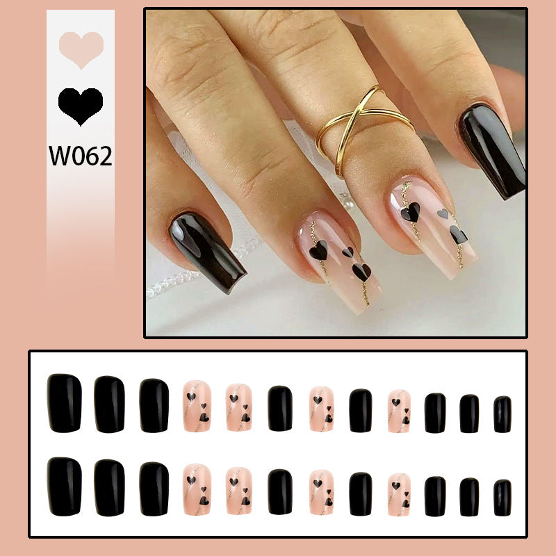Creative Nail Tips with Heart Motifs Kalsten