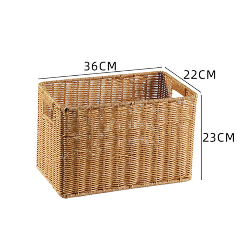 Rectangular Woven Storage Basket Kalsten