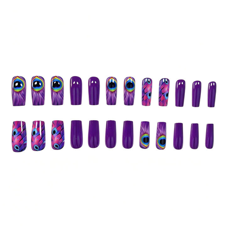 Artistic Peacock Nail Art Kalsten