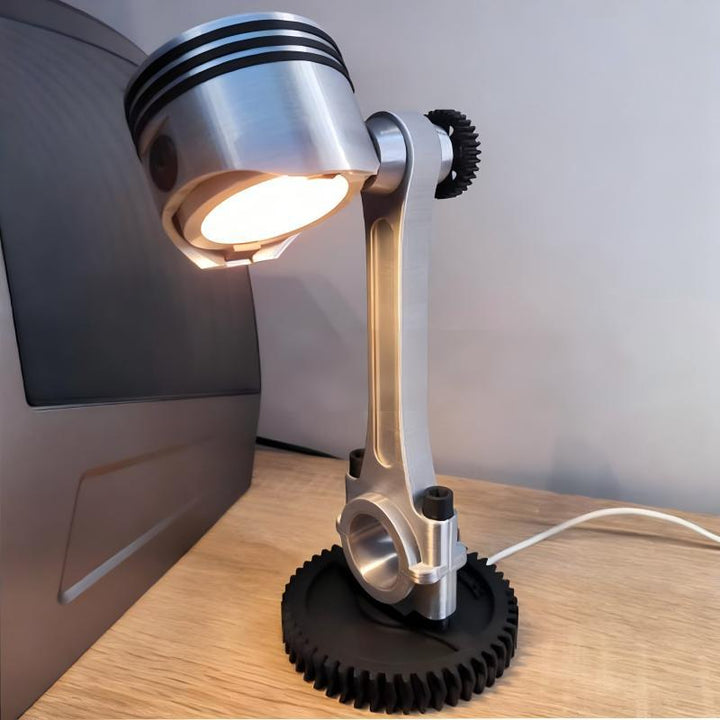 Stylish table lamp in automotive design Kalsten