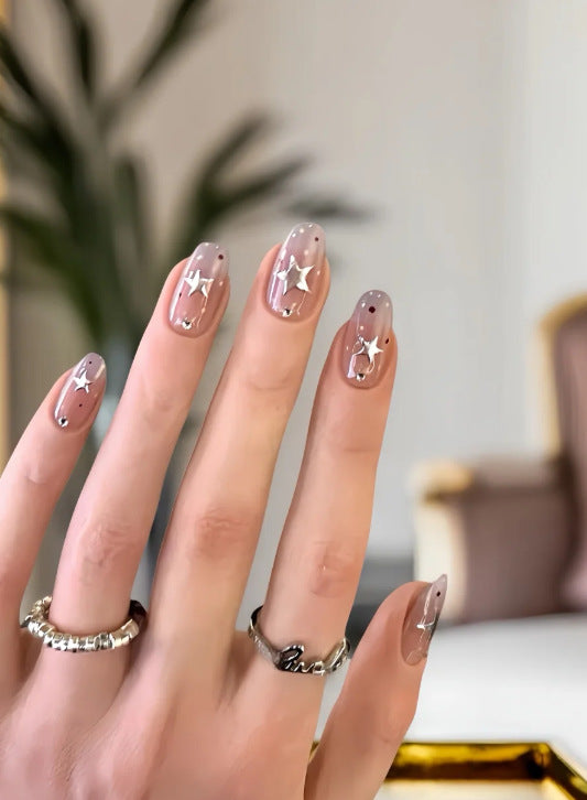 Artistic Heart Pattern Nail Art Extensions Kalsten