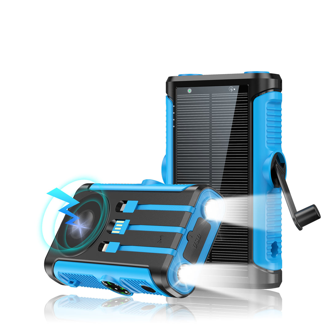 Multifunctional Solar Powerbank with Hand Crank Kalsten
