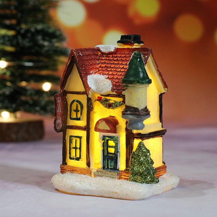 Decorative Christmas Toy House Figure