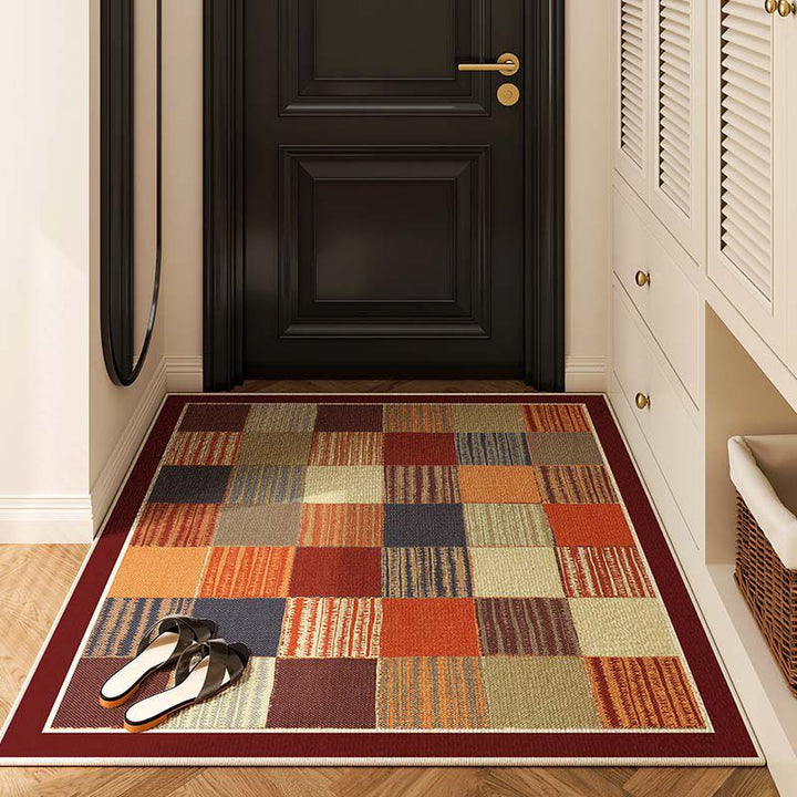 Geometric Patterned Entrance Mat