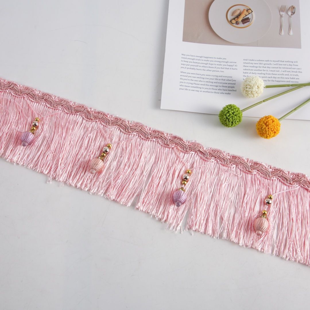 Luxury Fringe Braid with Bead Trim Kalsten