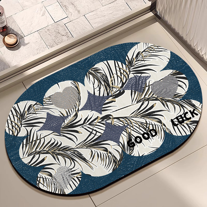 Decorative Motivational Bath Mat Kalsten