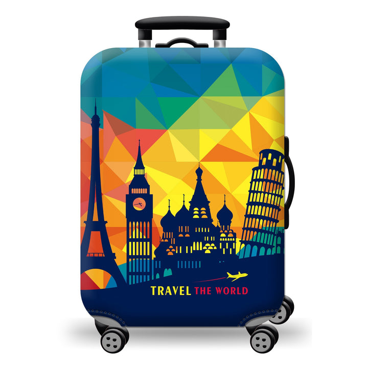 Hard Shell Luggage with Earth Design Kalsten