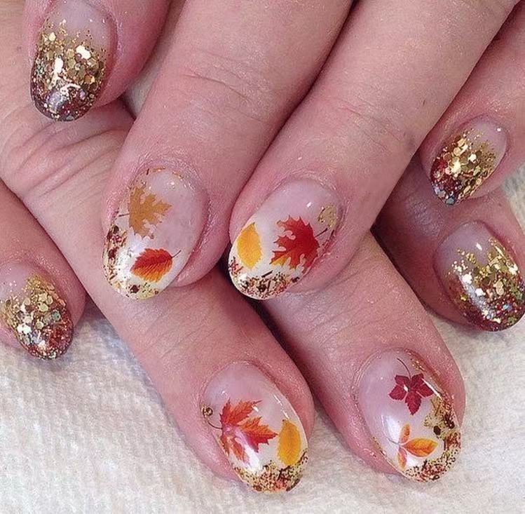 Autumn Leaf Press-On Nails Kalsten