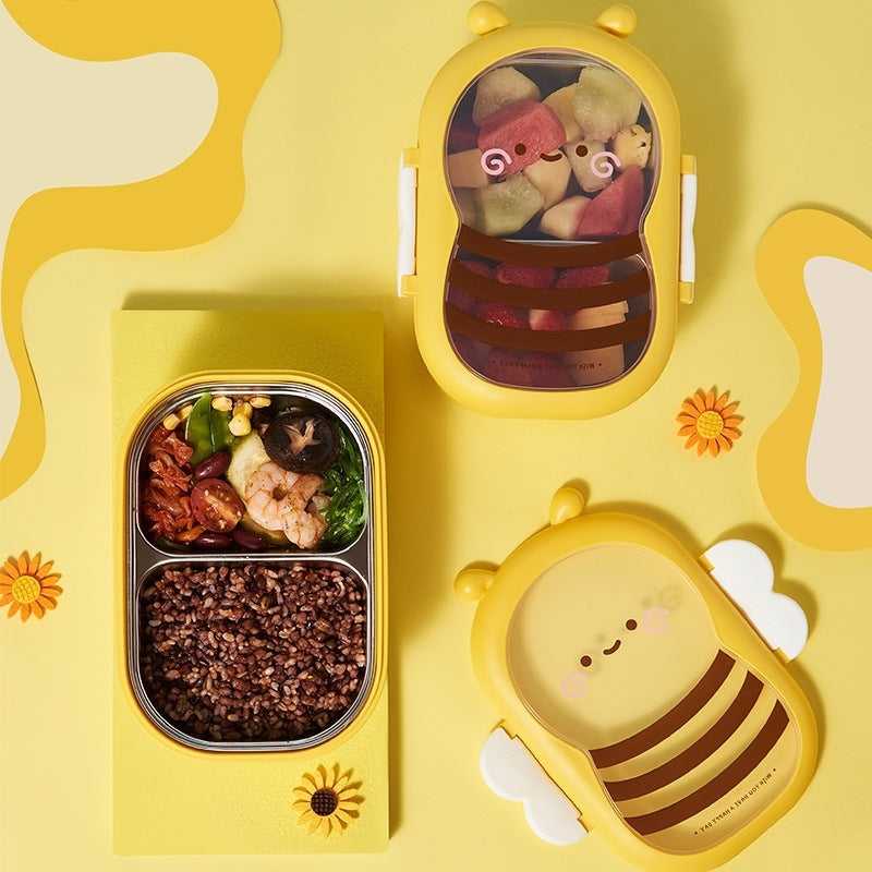 Cute Bee-Themed Snack Storage Box