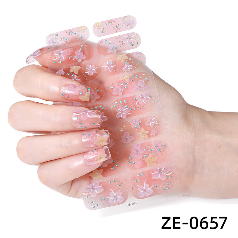 Decorative Glitter Nail Wraps
