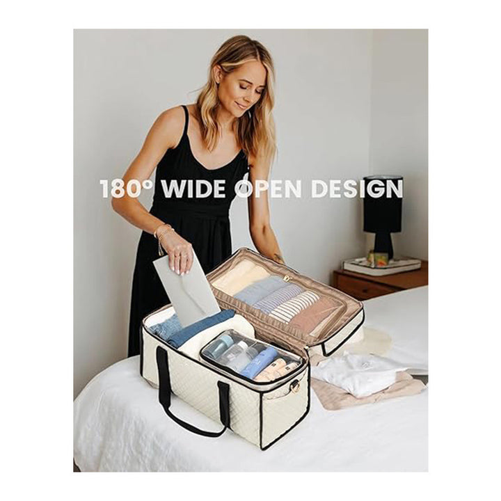 Versatile travel bag with integrated cosmetics compartment Kalsten