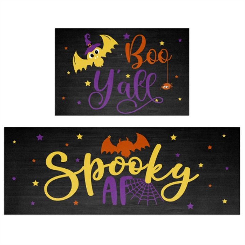 Halloween Themed Kitchen Mat Set