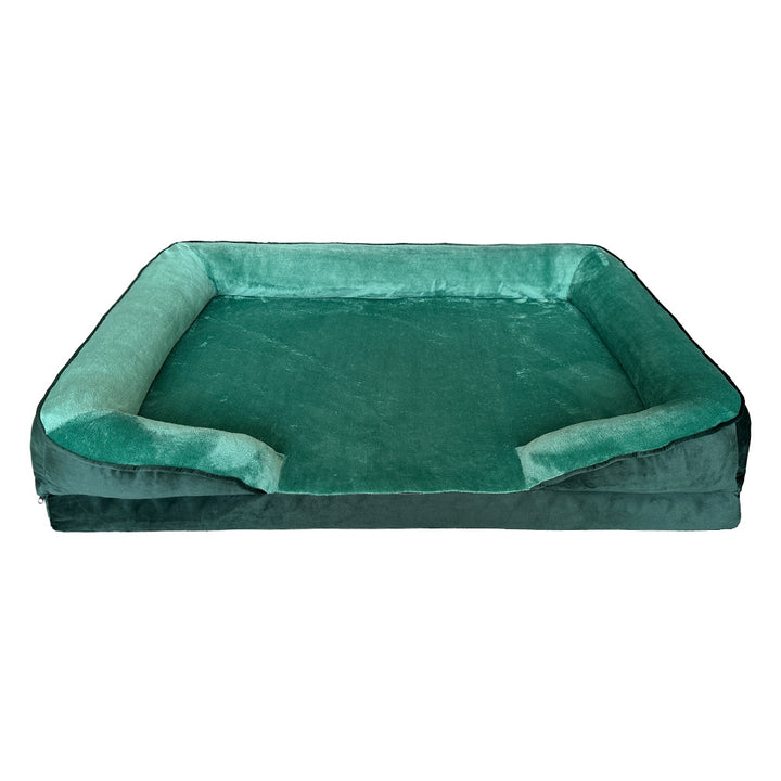 Plush Orthopedic Dog Bed with Supportive Side Walls