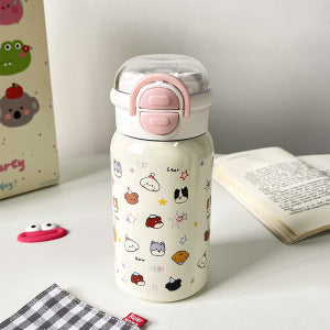 Ladies Funny Drinking Bottle with Animal Motif and Safe Closure System Kalsten